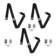 thumbnail image 1 of Ford 1932 Model B Airplane 2 Point Black Lap Bench Seat Belt Kit with Bracketry - 3 Belts, 1 of 1