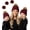 Detachable Pom - Burgundy (3 Pack), variant on Funky Junque Matching Adult/Toddler/Infant Detachable Pom Beanie Set - Rust (3 Pack)