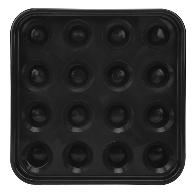 Billiards Tray, 5.9X5.9X1.6Inch Billiard Ball Tray For Billiards Parlor For Billiard Ball Storage Black