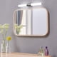 thumbnail image 3 of Lámpara LED para espejo de baño de 42 cm, 12 W, 1000 lúmenes, blanco natural de 4000 K, resistente al agua IP44, sin parpadeo, luz de pared para maquillaje superbrillante para dormitorio, 3 of 6