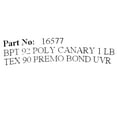 thumbnail image 2 of Fil-Tec Boat PremoBond Thread 16577 | 16oz Size 92 Canary Yellow, 2 of 2