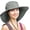 Grey, variant on Sun Hat UV Protection Wide Brim Boonie Safari Fishing Cap Adjustable Drawstring