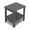 Gray, variant on KINGYES Outdoor Side Table, Small Outdoor Table for Patio, Adirondack Side Tables for Outside or Indoor, Weather Resistant Easy Maintenance