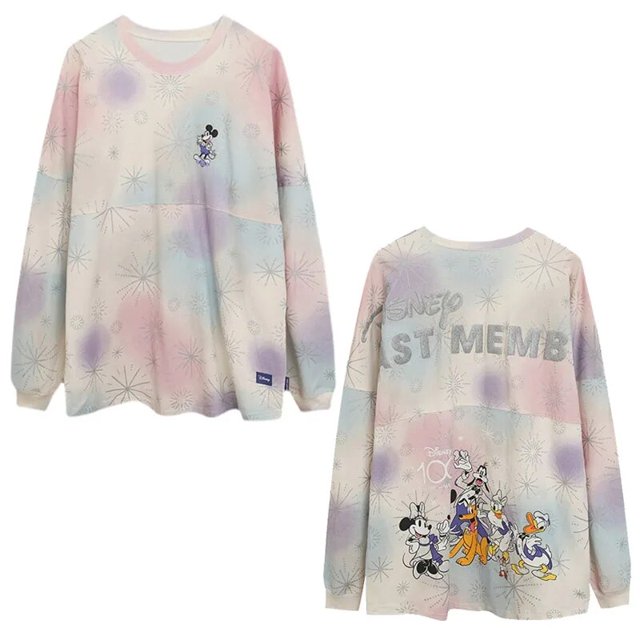 Disney-Sudadera Unisex de Mickey Mouse para mujer, ropa de calle Vintage, Jersey suelto informal, jersey de manga larga con cuello redondo, Tops de gran tamaño