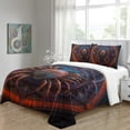 thumbnail image 2 of 2/3pcs Bedding Set 3D Spider Printed Comforter Cover Pillowcase Boy Man Cool Bedroom Decor,King (90"x104"), 2 of 6