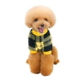 thumbnail image 4 of Autumn and Winter New Pet Velvet Thickened Plaid Pet Clothes, 4 of 9