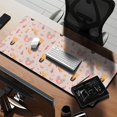 thumbnail image 2 of Long Mouse Pads for Desk,Princess Carriage Pattern Desk Mats on Top Of Desks, Desk Mouse Pad Extra Large with 3mm Non-Slip Base and Stitched Edge for Gaming,Office,Work,Home 35.4"x15.7", 2 of 6