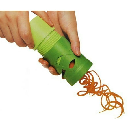 #1 Veggie Spiralizer - The VEGGIE TWIST - Raw Low Carb Noodle Maker Spiral Zucchini, Squash,  Julienne Zoodle