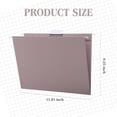 thumbnail image 2 of 12 Pack Decorative Hanging File Folders, Letter Size with Tab, 6 Color Assorted for Filing Cabinet Office Supplies(Neutral Color), 2 of 4