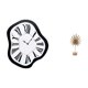 thumbnail image 1 of Reloj de pared,Reloj de pared interior nórdico con números romanos,Escultura de hoja,Estatua de hoja de metal,escultura de hoja,decoración para el hogar,Figura de hoja artística con, 1 of 8