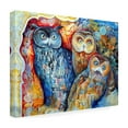 thumbnail image 4 of Trademark Fine Art 'Owls' Canvas Art by Oxana Ziaka, 4 of 4