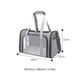 thumbnail image 3 of Carrier Cat bolso transpirable gato viaje al aire libre bolso creativo para gatos perros Sywqhk Libre de BPA, 3 of 7