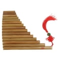 thumbnail image 3 of 15 Pipes Pan Flute, Bamboo G Key Panpipes Flute Traditional Chinese Instrument for Beginners Students (Right-Hand), 3 of 9