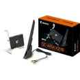 thumbnail image 1 of Gigabyte WiFi 6E GC-WBAX210 (2x2 802.11ax/ Tri-Band WiFi/Bluetooth 5.2/ PCIe Expansion Card), 1 of 3
