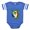 Royal Blue, variant on CafePress - Ireland Football - Cute Infant Baby Football Bodysuit