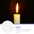2 Pcs Candle AntiSpill Tray Pillar Candles Candle Plates Canteen