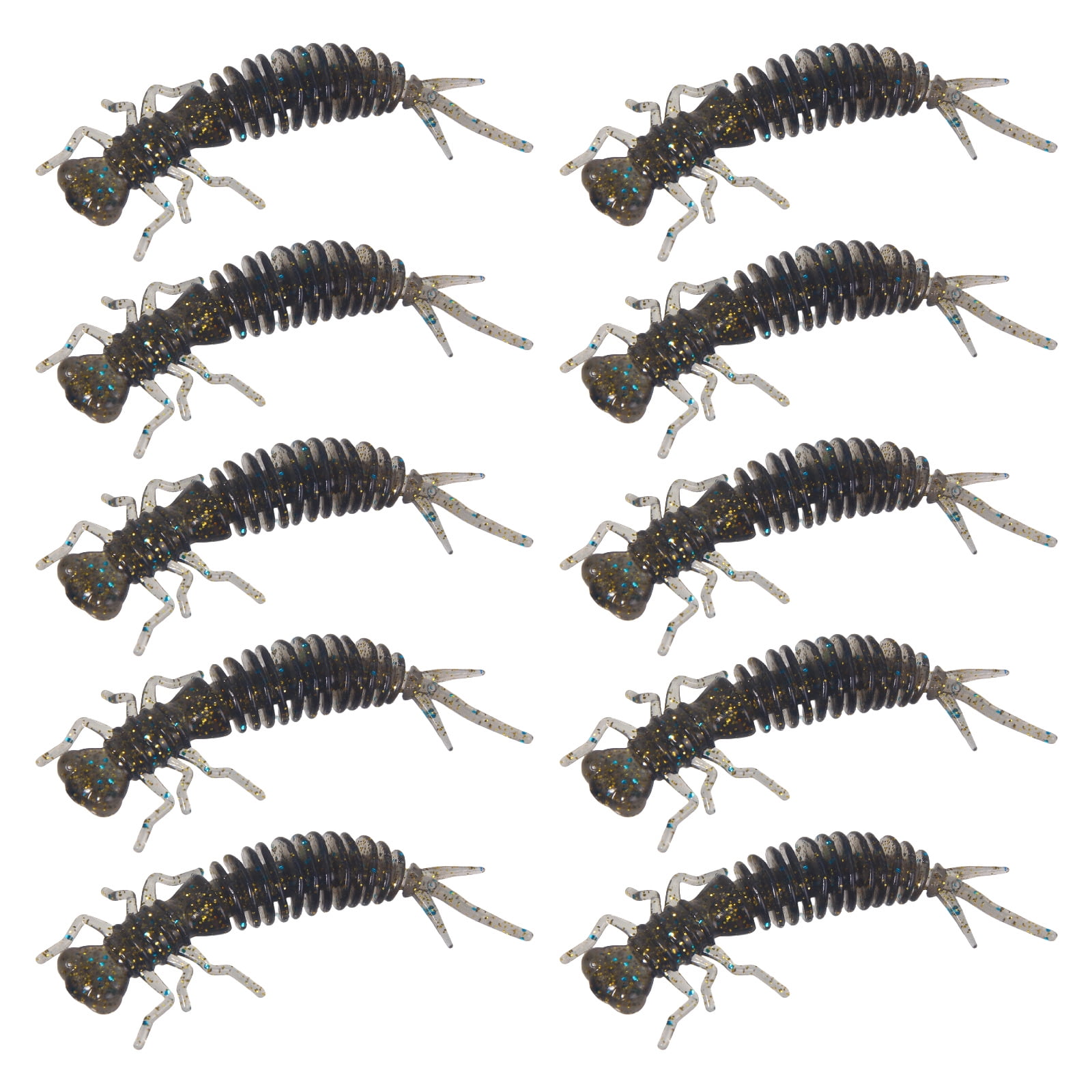 5/10PCS Freshwater Fishing Lure Soft Artificial Swimbait Floatings Lure for Outdoor Fishing Easy to Use