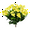 Yellow, variant on Trianu 4 Bundles Artificial Impatiens Bushes Silk Flowers Greenery Indoor Garden Light Office Wedding Decor (15.74inch, White)