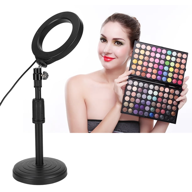 Lámpara Selfie Anillo LED Luz de Relleno Luz Interfaz USB para Teléfono Móvil Transmisión en Fotografía Maquillaje Luz Atenuación Continua Lámpara Selfie Luz Spptty Como se muestra en la descripción