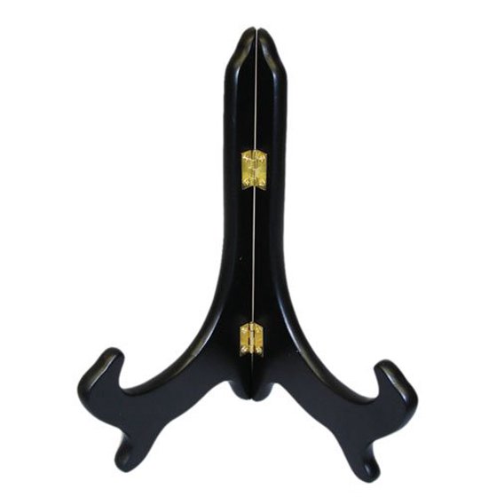 Fox Run 10" Folding Wooden Plate Display Stand Easel Picture Frame