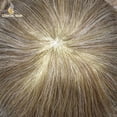 thumbnail image 3 of Lyrical Hair Toupee for Men Fine Mono Mens Toupee Human Hair Replacement Systems Monofilament with NPU Hairpiece for Man Black Brown Blonde Gray Hair Wig Unit, 3 of 6