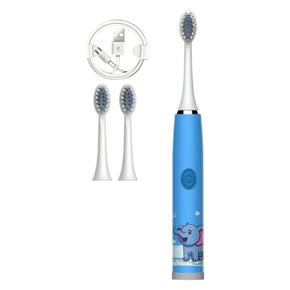Cepillo de dientes infantil de cerdas suaves, IP7, vibración, recargable, en forma de U. Cepillo eléctrico.