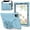 LightBlue, variant on TECH CIRCLE Cute Butterfly Case for Samsung Galaxy Tab A9 (2023) & Galaxy Tab A7 Lite (2021) & Galaxy Tab A 8.0 (2019) Tablets - Portable Lightweight Case with Shoulder Strap / Stand Features, Rose
