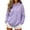 *Purple, variant on VBVC Women's Pink Ribbon Hoodie Sweatshirt , Breast Cancer Awareness Pullover For Women , Ladies' Long Sleeve Stretchy Top with Pockets, S-2XL