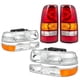 thumbnail image 1 of Conjunto de faros delanteros y luces traseras compatible con Chevy Silverado 1500 2500 1999-2002, 1 of 6