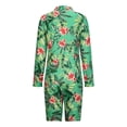 thumbnail image 4 of Conjunto de traje de manga larga de camisa de verano de moda para mujer Conjuntos sexy con estampado de cuello en V Wmkox8yi bvn2897, 4 of 8