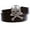 Black, variant on Skull and Cross Bone Pirate Halloween Costume Belt Multi-Color Options