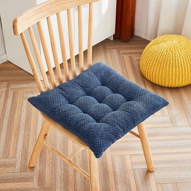 Vrorvz Thickened Office Chair Cushion for Sedentary Sitting with Machine Washable Fabric and Secure Fasteners Suit for Home Office Car or Student Seat Relaxed and Support