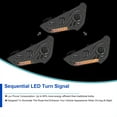 thumbnail image 6 of Spec-D Tuning LED Chrome Projector Headlights W/ Sequential LED Signal Lights Compatible with 2012-2017 Hyundai Veloster, Left + Right Pair Headlamps Assembly, 6 of 7