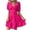 Red, variant on New Summer Plus Size Dresses for Women 2024 Fashion Solid Color Slim High-waist V-neck Mid-sleeve Dress Short Sleeve V-neck Knee-length Dress