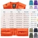thumbnail image 4 of Tank Tops Hombres Casual Loose Fit con Diseño de Bolsillo Múltiple, Cremallera Multifuncional con Cuello en V Al Aire Libre Top de Voluntario de Emergencia, 4 of 5
