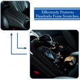 thumbnail image 5 of Bats Soft Furry Printed Armrest Cover - 12.5x8.2 Inch Comfortable Car Armrest Accessories, 5 of 6