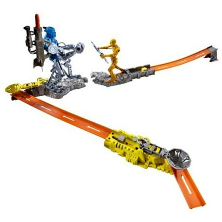 UPC 027084819304 product image for hot wheels trick tracks cyborg blaster starter set | upcitemdb.com