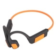 thumbnail image 2 of NFTIGB Open Ear Headset 32GB Memory Bone Conduction Swimming Diving Sports Headphones, IPX8 Waterproof Wireless Bluetooth 5.3 Earphones, Lightweight Silicone Magnetic Charging, Orange, 2 of 9