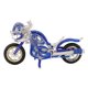 thumbnail image 3 of Modelo de motocicleta coleccionable, decoración de escritorio, metal, motocicleta, novedad, aluminio Azul, 3 of 9