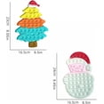thumbnail image 2 of Set de juguetes juguetones HUOGUO, árbol de Navidad, muñeco de nieve, alivio del estrés, 2 of 4