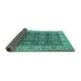 thumbnail image 2 of Ahgly Company Indoor Rectangle Oriental Turquoise Blue Traditional Area Rugs, 5' x 8', 2 of 4