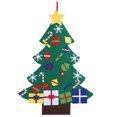 thumbnail image 2 of Felt Christmas Tree Set, Felt Christmas Tree Kit Felt Christmas Trees Wall Hanging Ornaments, Felt Christmas Tree Christmas Felt Tree For Wall Door Type B, 2 of 8