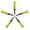 Yellow, variant on 5Pcs/pack Castles Golfs Tees Set Golfs Tees Driver Training Accessory Golfs Support Tees Golfs Base Golfs Tees Set