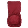 thumbnail image 2 of Funda para silla de comedor Cubierta de Taburete con Respaldo Corto Y Bajo Elástico de Spandex Naranja Y Rojo Vino Fanmusic Funda para silla de comedor, 2 of 7