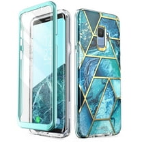 i-Blason Cosmo Series Full-Body Protection Cell Phone Case for Galaxy S9, Ocean