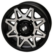 4/110 Tusk Tintic Wheel 14x7 5.0 + 2.0 Machined/Black For Suzuki King Quad 400ASi 2022