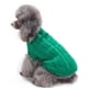 thumbnail image 2 of Xiao Hua Ropa para perros, suave, gruesa y cálida, suéter de invierno para cachorros (verde oscuro, XL), 2 of 4