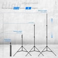 thumbnail image 2 of Photography Light Stand, 3-6.6ft/92-200cm Adjustable Sturdy Tripod Stand for Reflectors, Softboxes, Lights,, 2 of 5