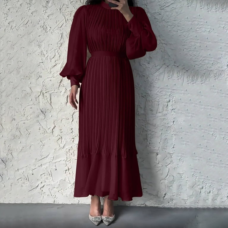 maxi slip dress long sleeve Slip Dresses