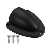2.91"x2.64"x1.02" Marine Boat Transducer Wire Cable Cover Clam Shell Vent Wire Cover Black